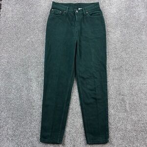 Vintage Levi's 512 Jeans Women's 13 Short Green Dark Wash Slim Fit Tapered Leg